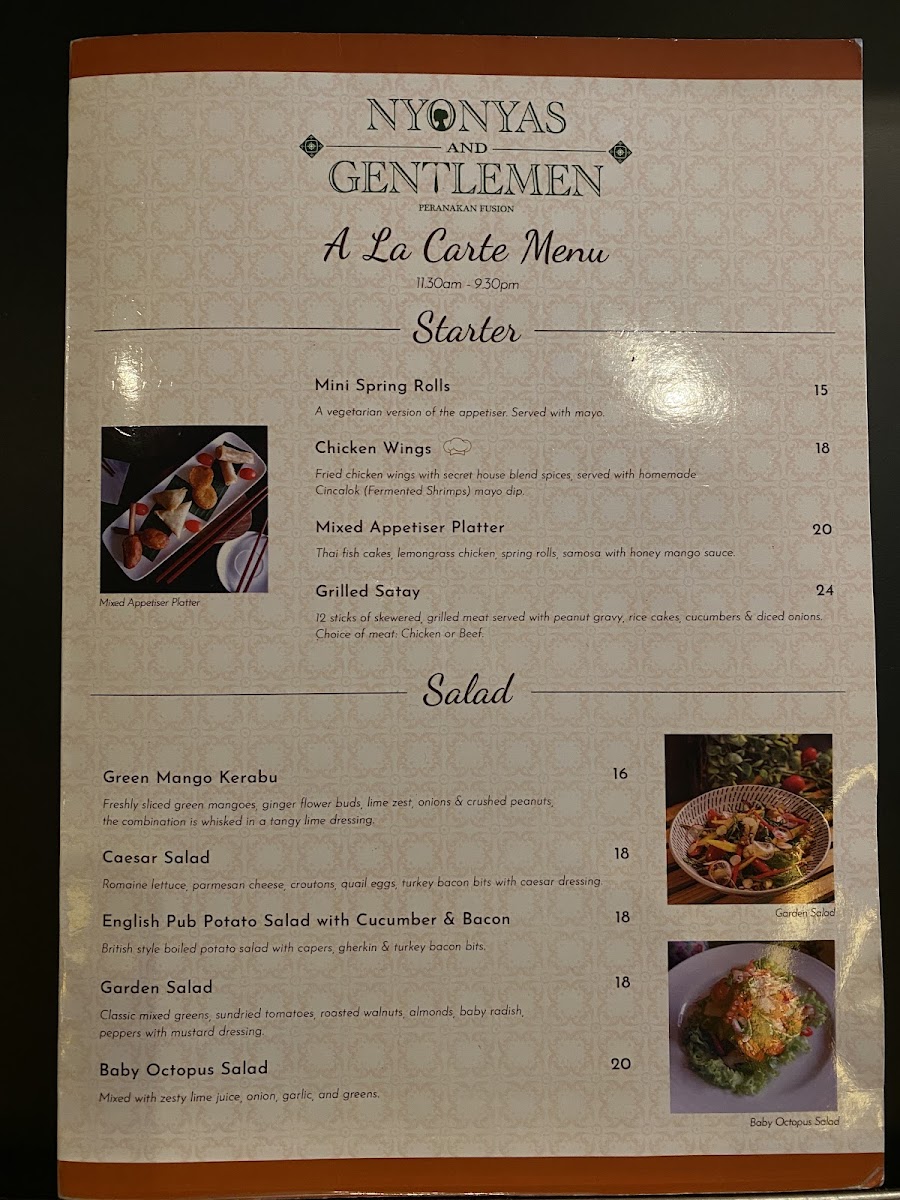 Menu Nyonyas & Gentlemen Restaurant-1