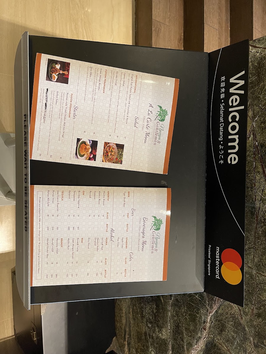 Menu Nyonyas & Gentlemen Restaurant-2